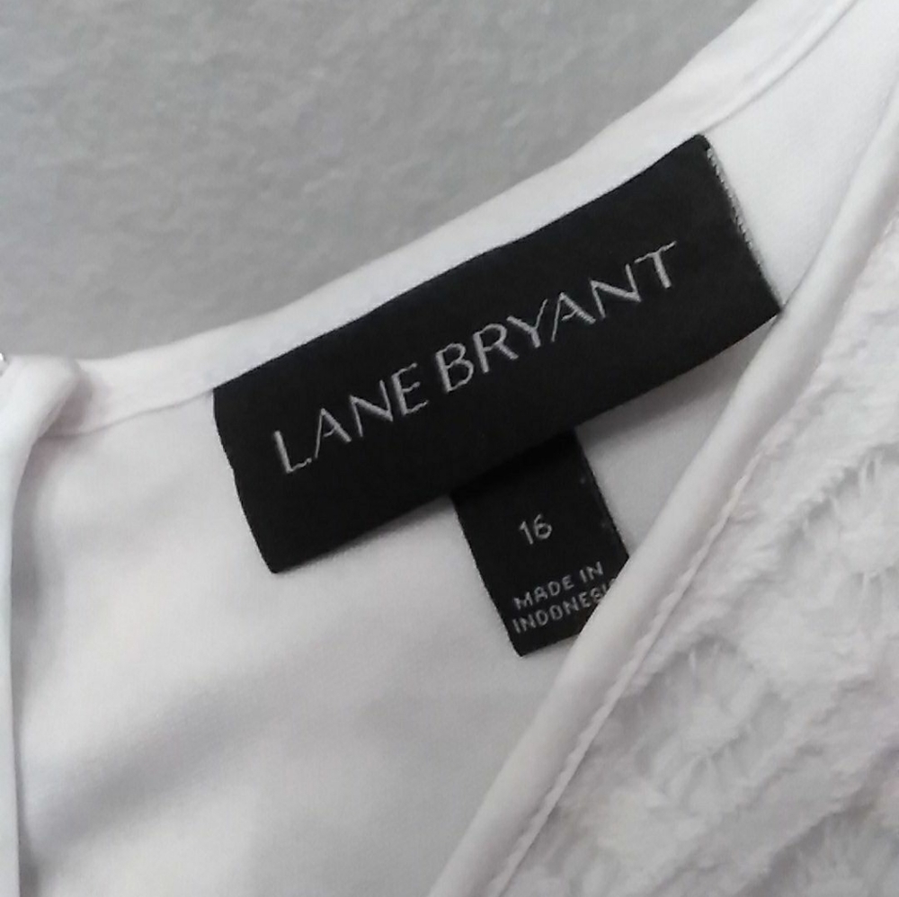 Lane Bryant white dress